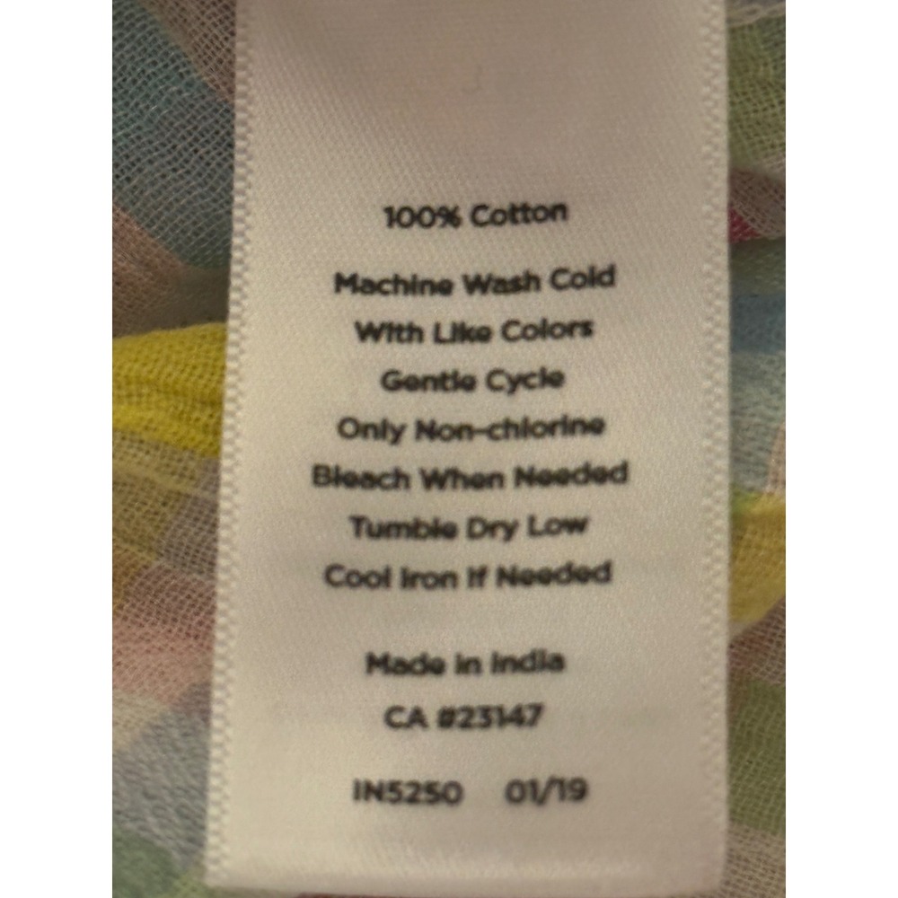 Talbots Womens Plaid Button Down Shirt Multicolor‎ Lightweight Cotton Medium - Picture 4 of 6